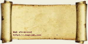 Emilija Aleksić vizit kartica